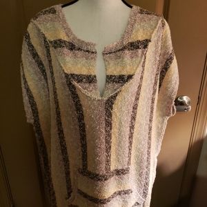 Free People Baja My Baby Sweater Tunic  Size M